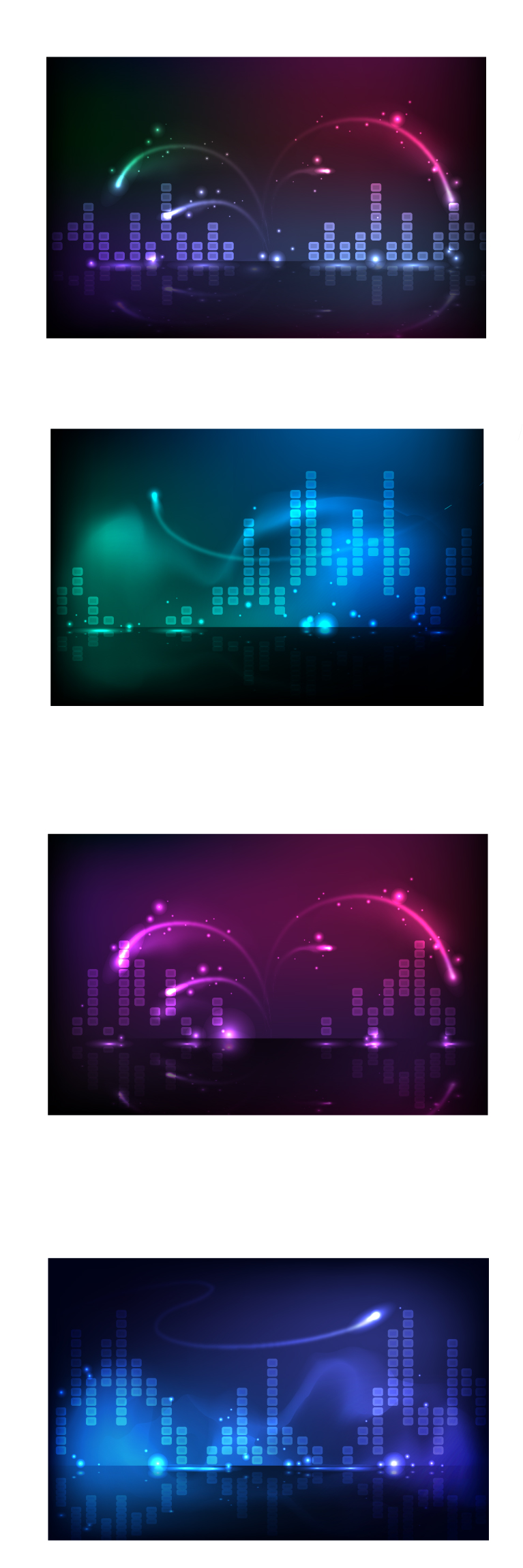 colorful technology background vector graphics