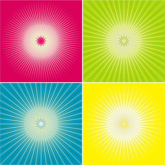 color the background radiation vector graphic