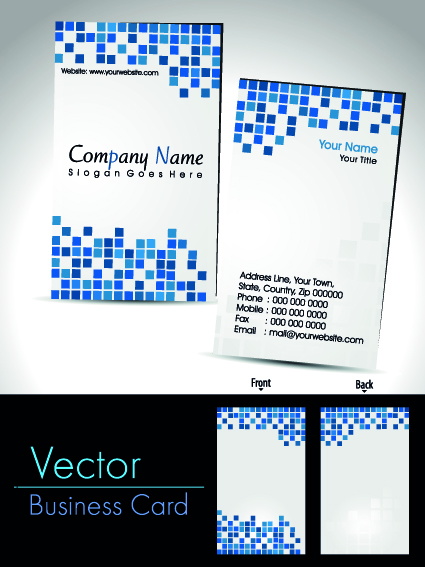 huge collection of business card design vector art