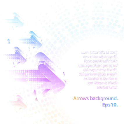 pastel colors background with arrows vector