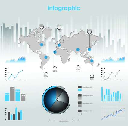 infographic and elements vector set