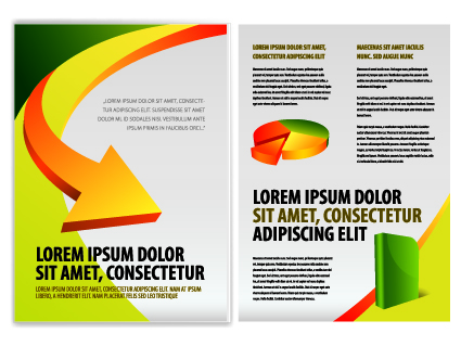 cover of business brochure and flyer vector