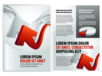 cover of business brochure and flyer vector