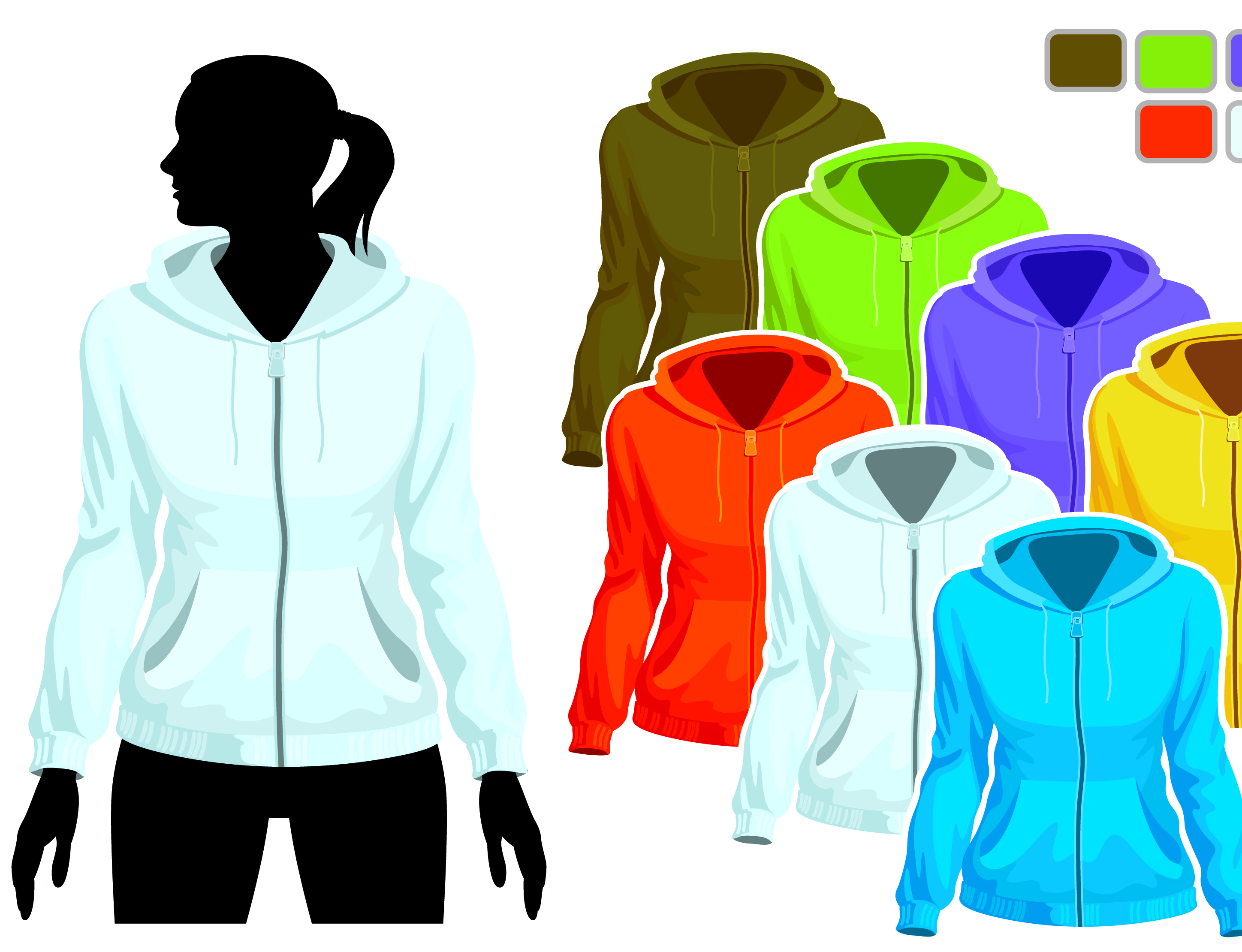 mens and womens clothing design elements