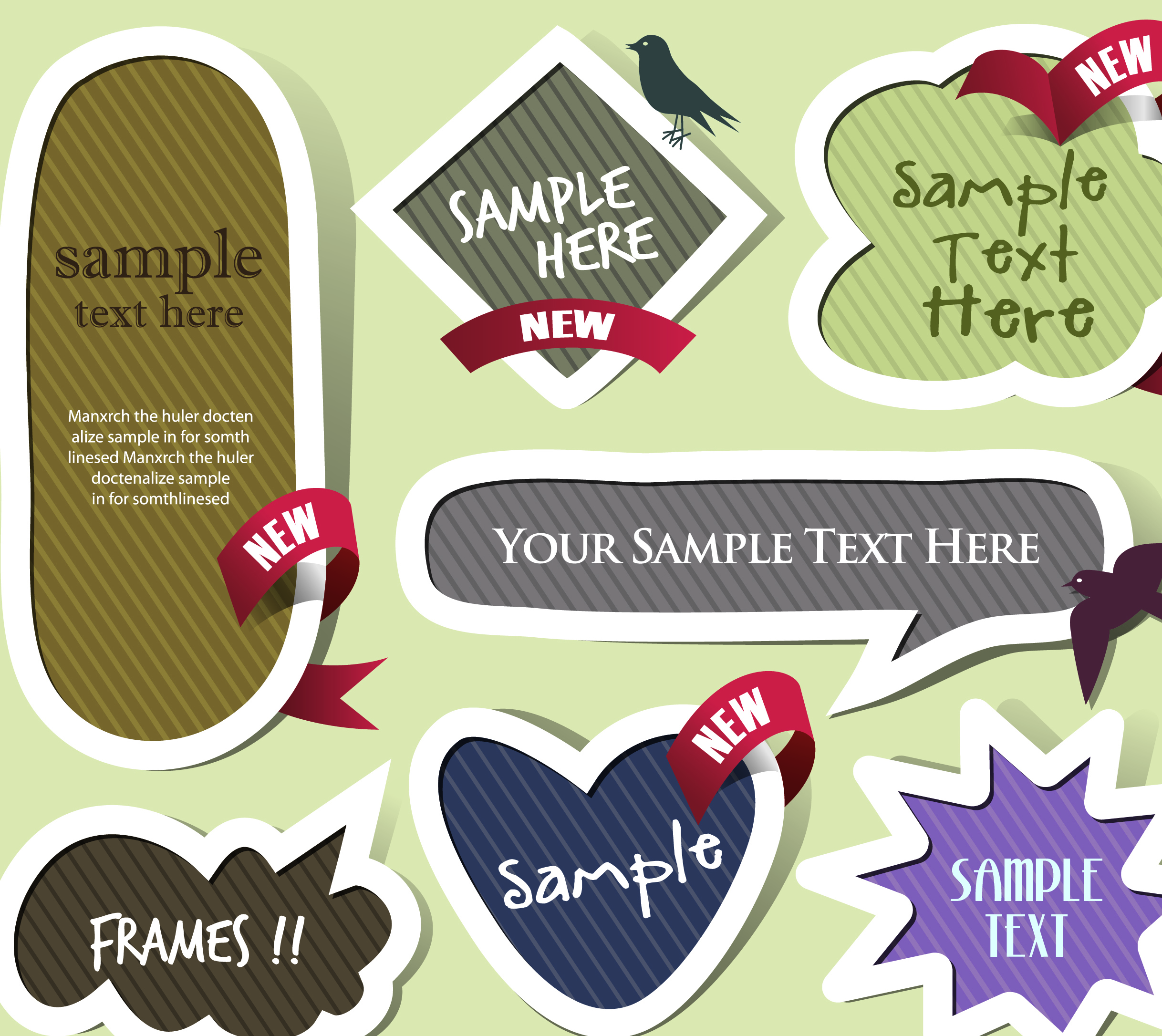 label cloud for you text vector