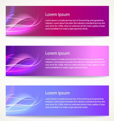 vector modern abstract banner design