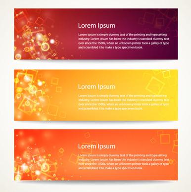 vector modern abstract banner design