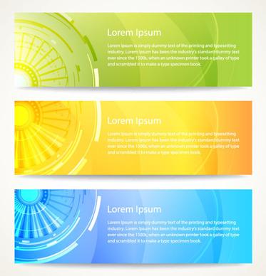 vector modern abstract banner design