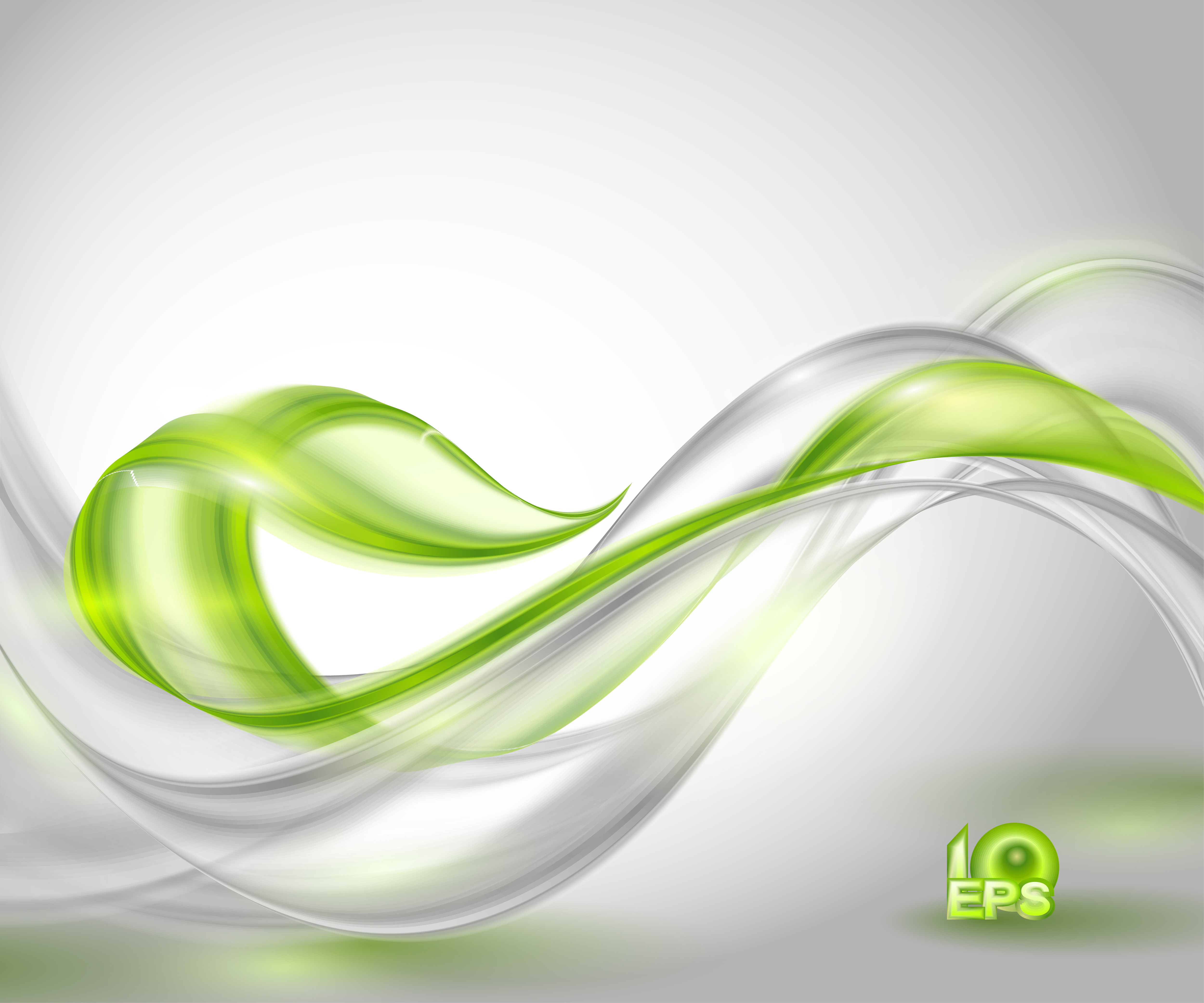 abstract eco tree vector background