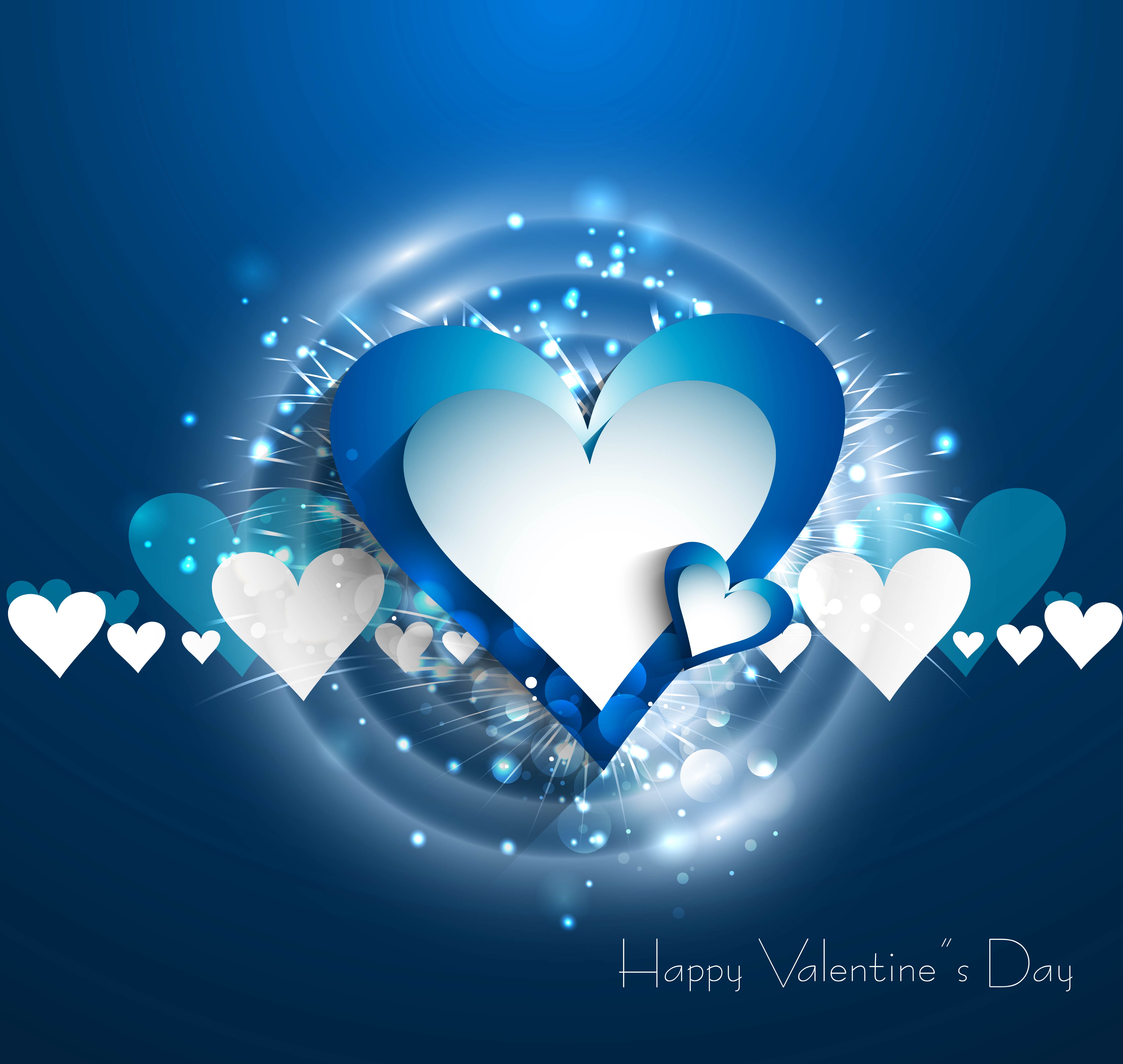 stylish valentine day card element vector