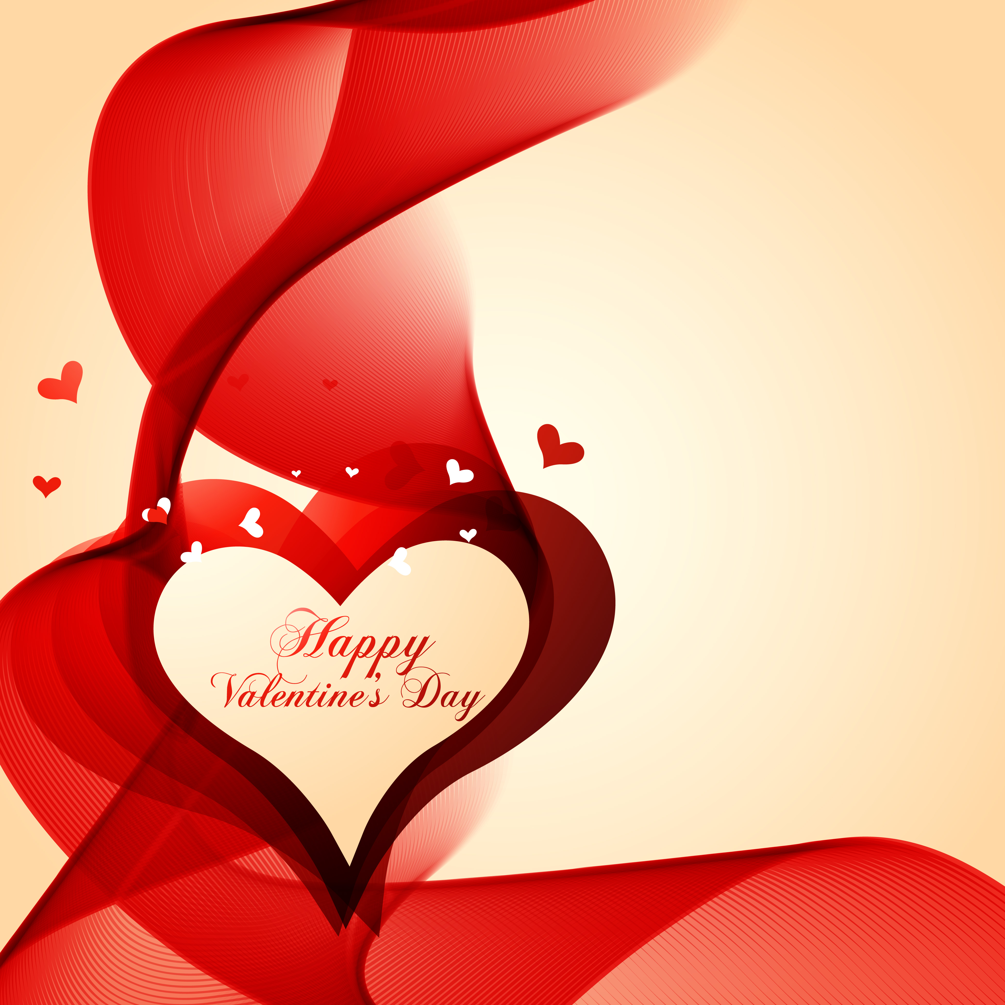 romantic happy valentine day cards vector