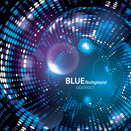 abstract blue light vector background art