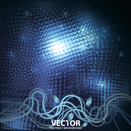 abstract blue light vector background art