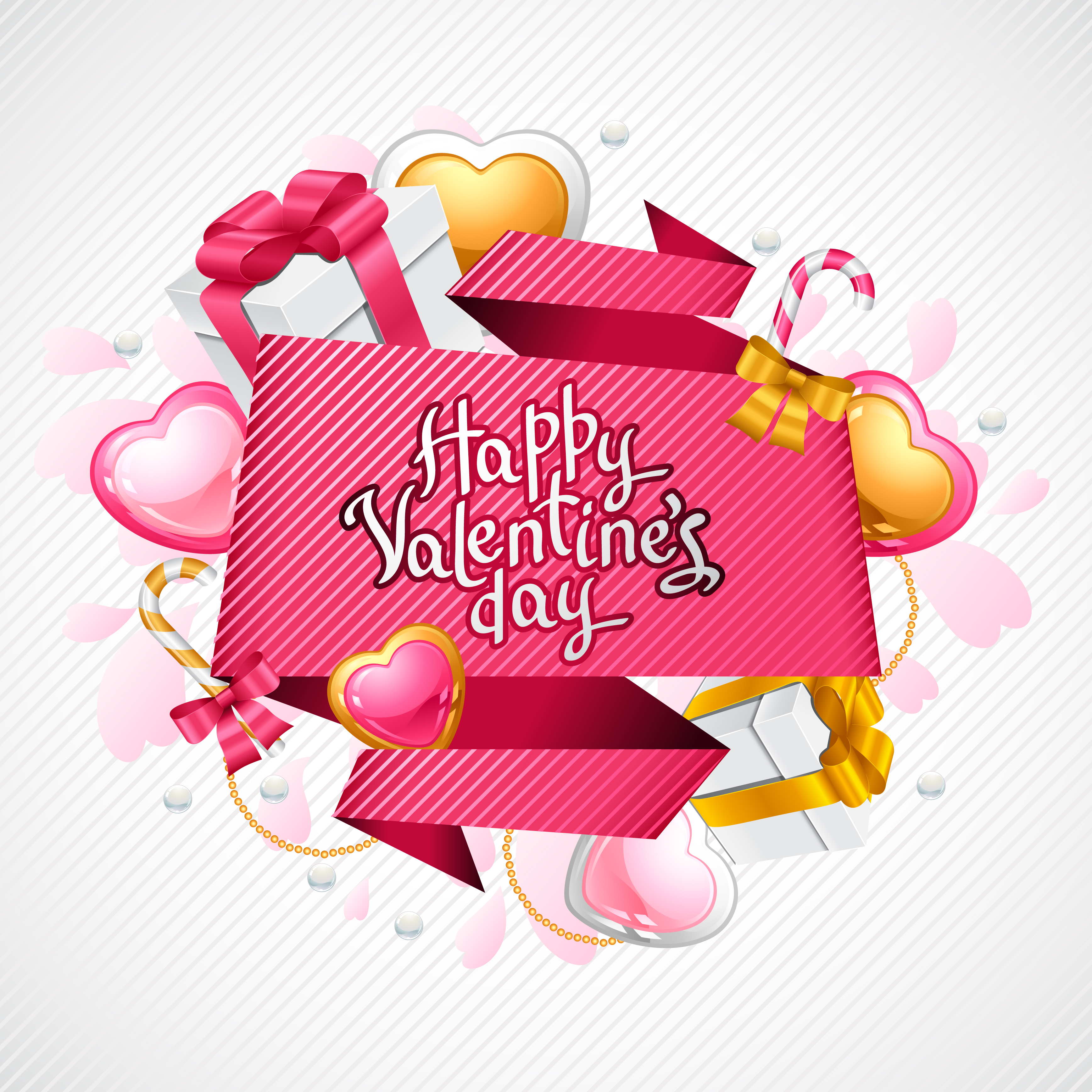 sweet valentine cards design vector