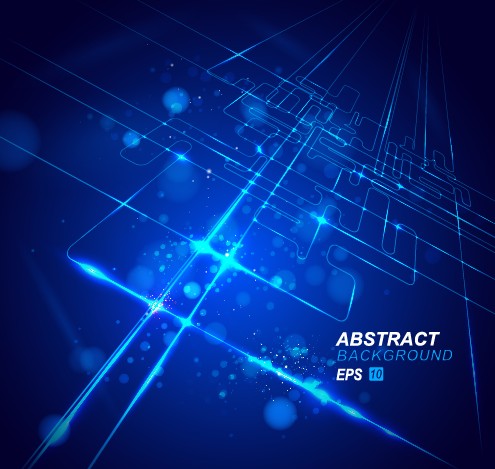 abstract blue light vector backgrounds