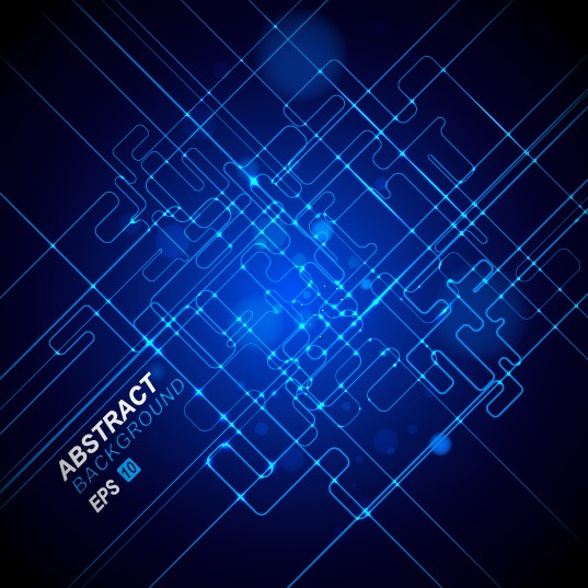 abstract blue light vector backgrounds