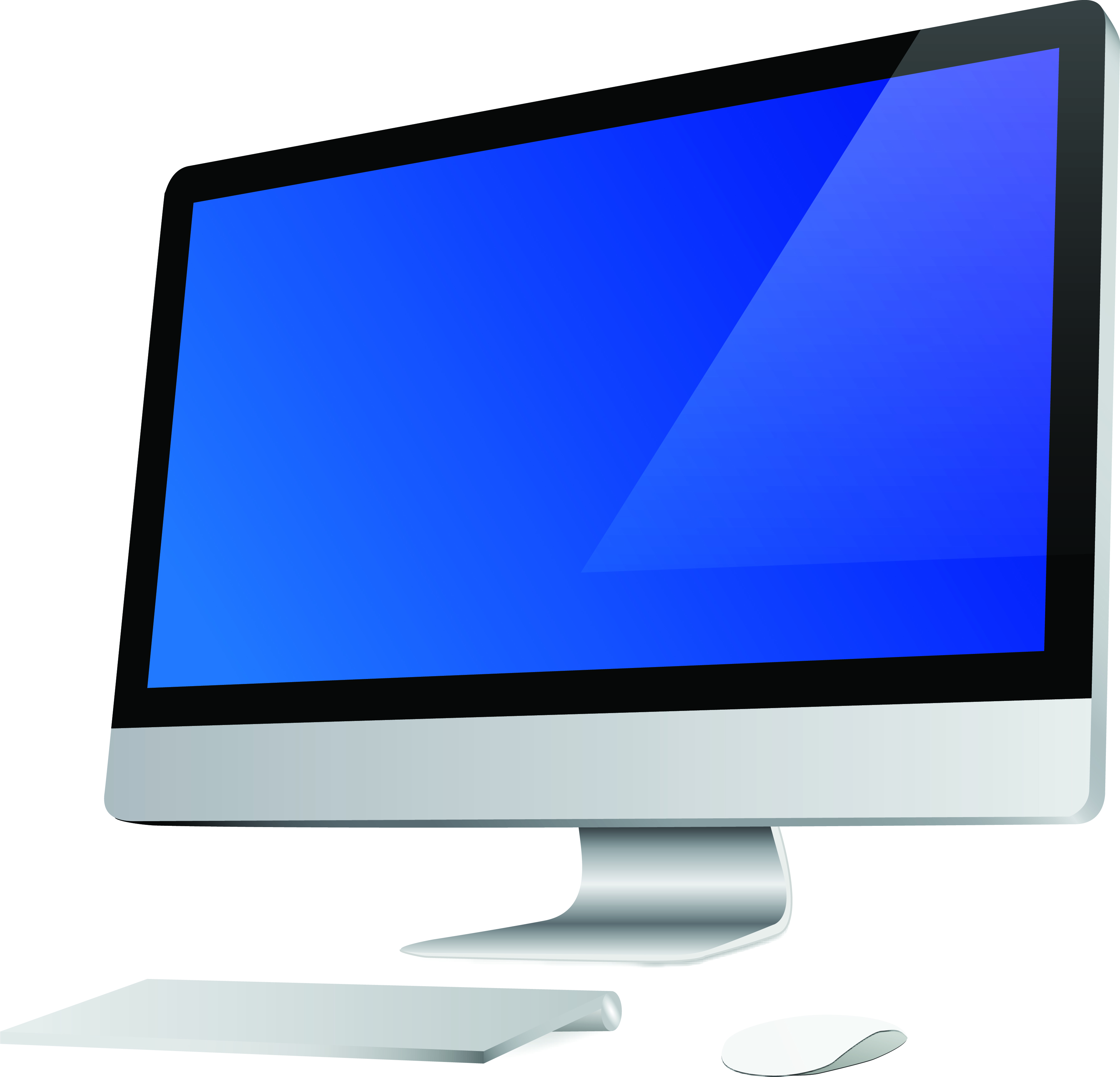 different lcd monitor design vector