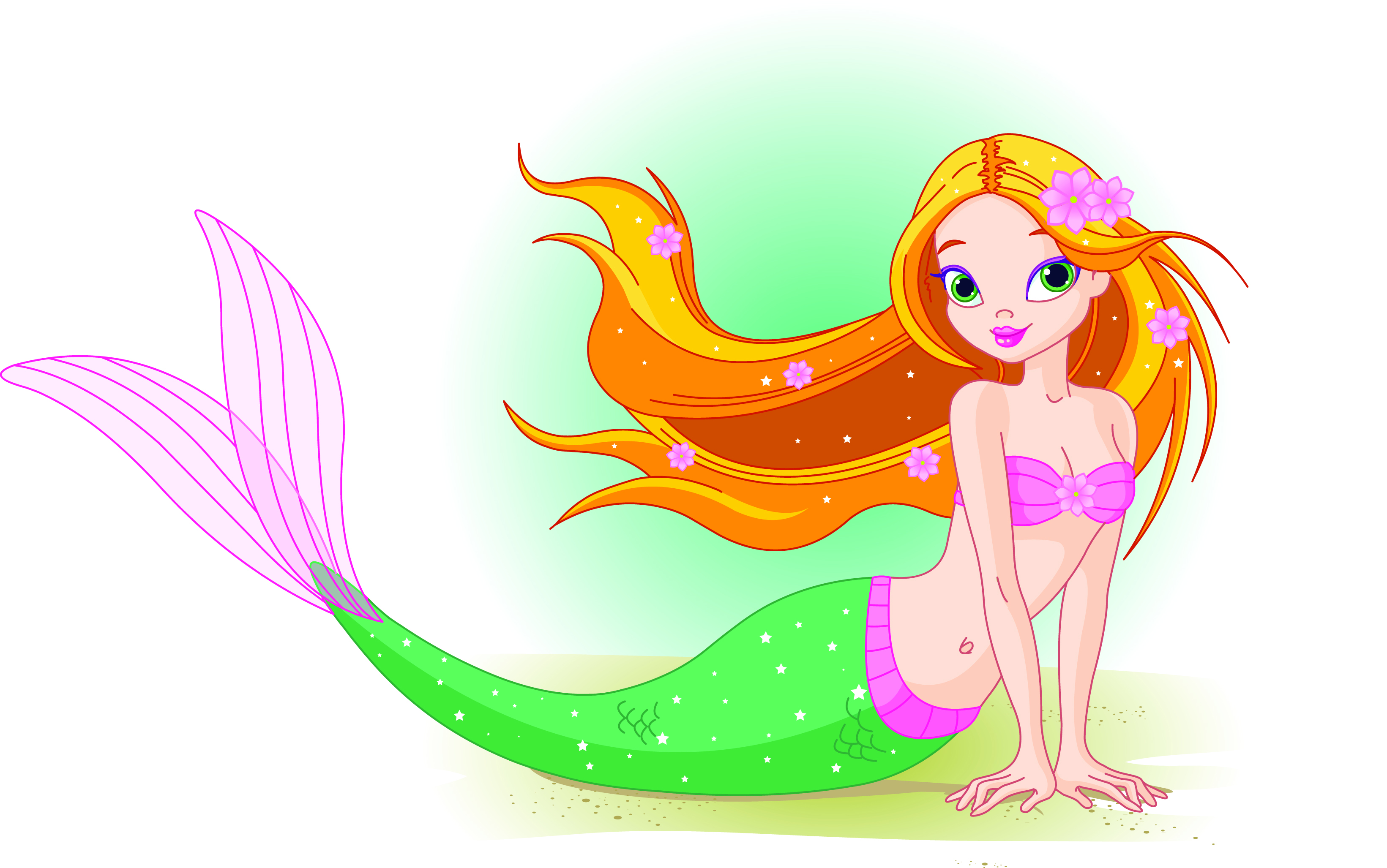 mermaid vector graphics