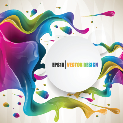 colorful watercolor backgrounds vector