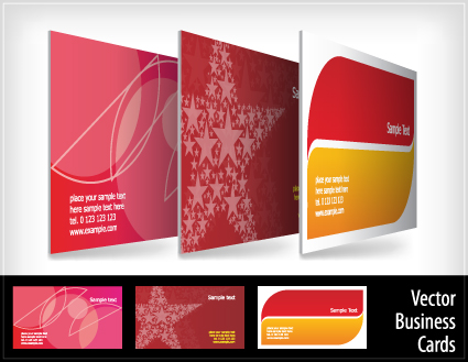 brochure and business card design vector