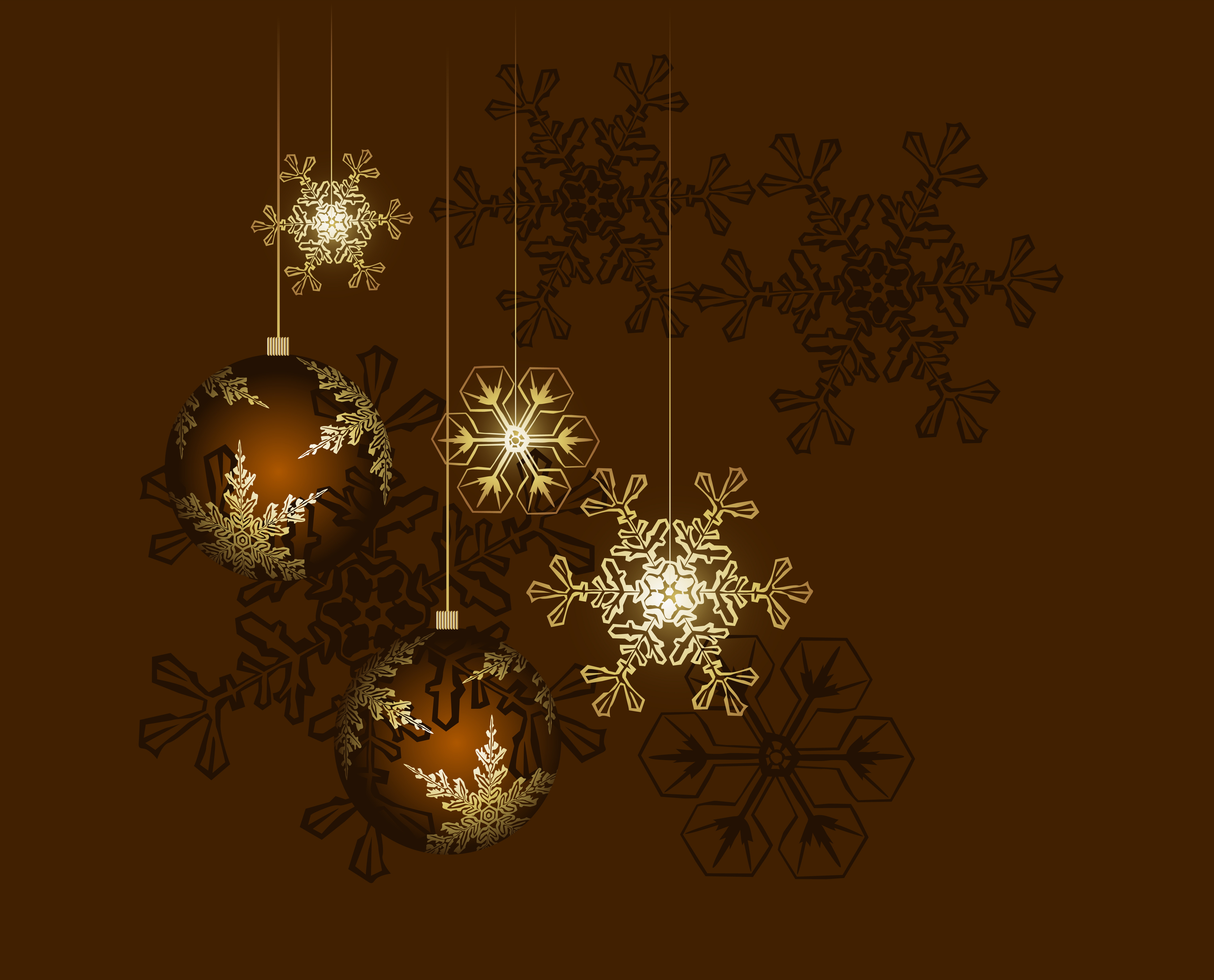 set of bright christmas card elements vector