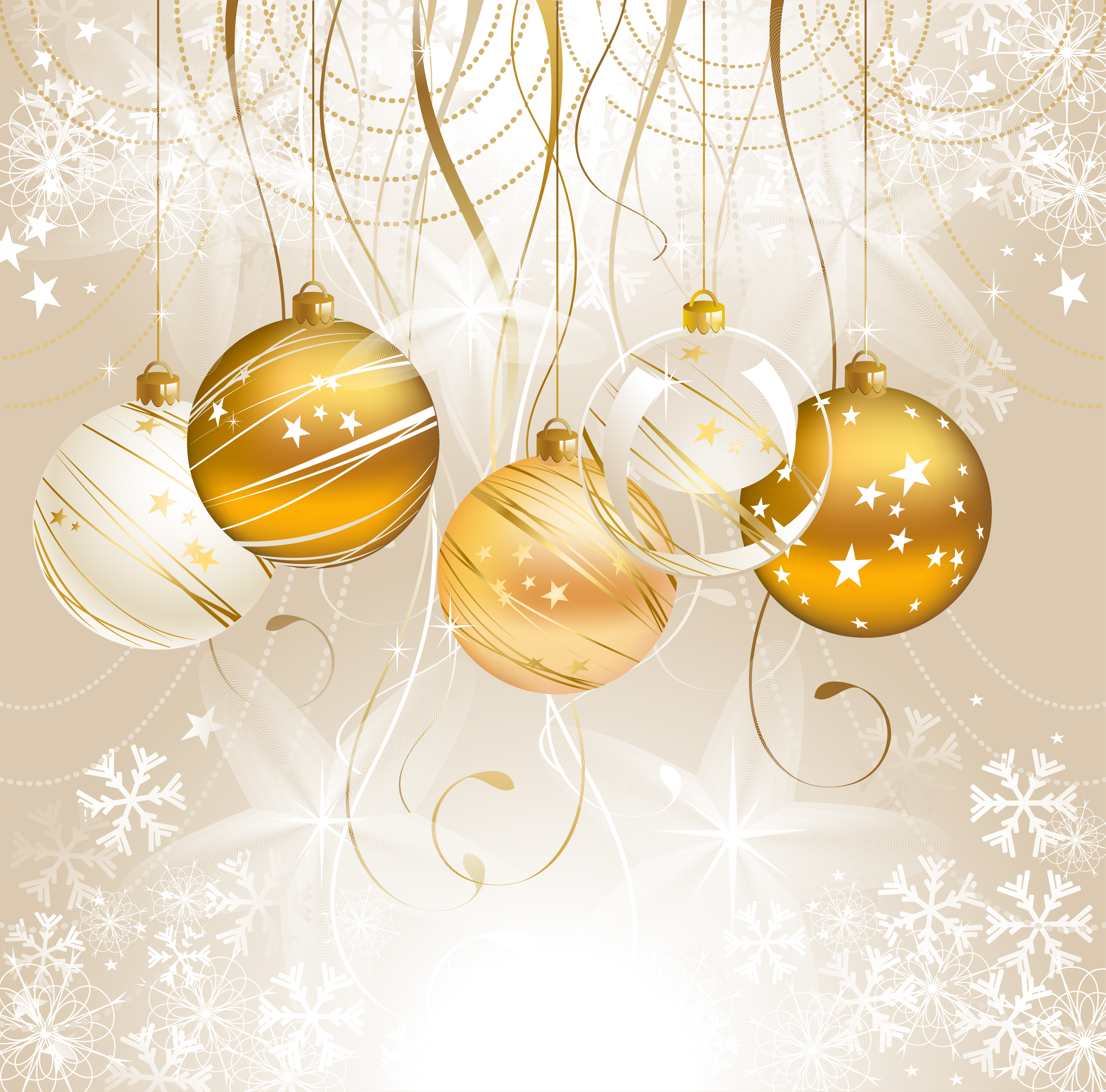 set of brilliant xmas background vector art