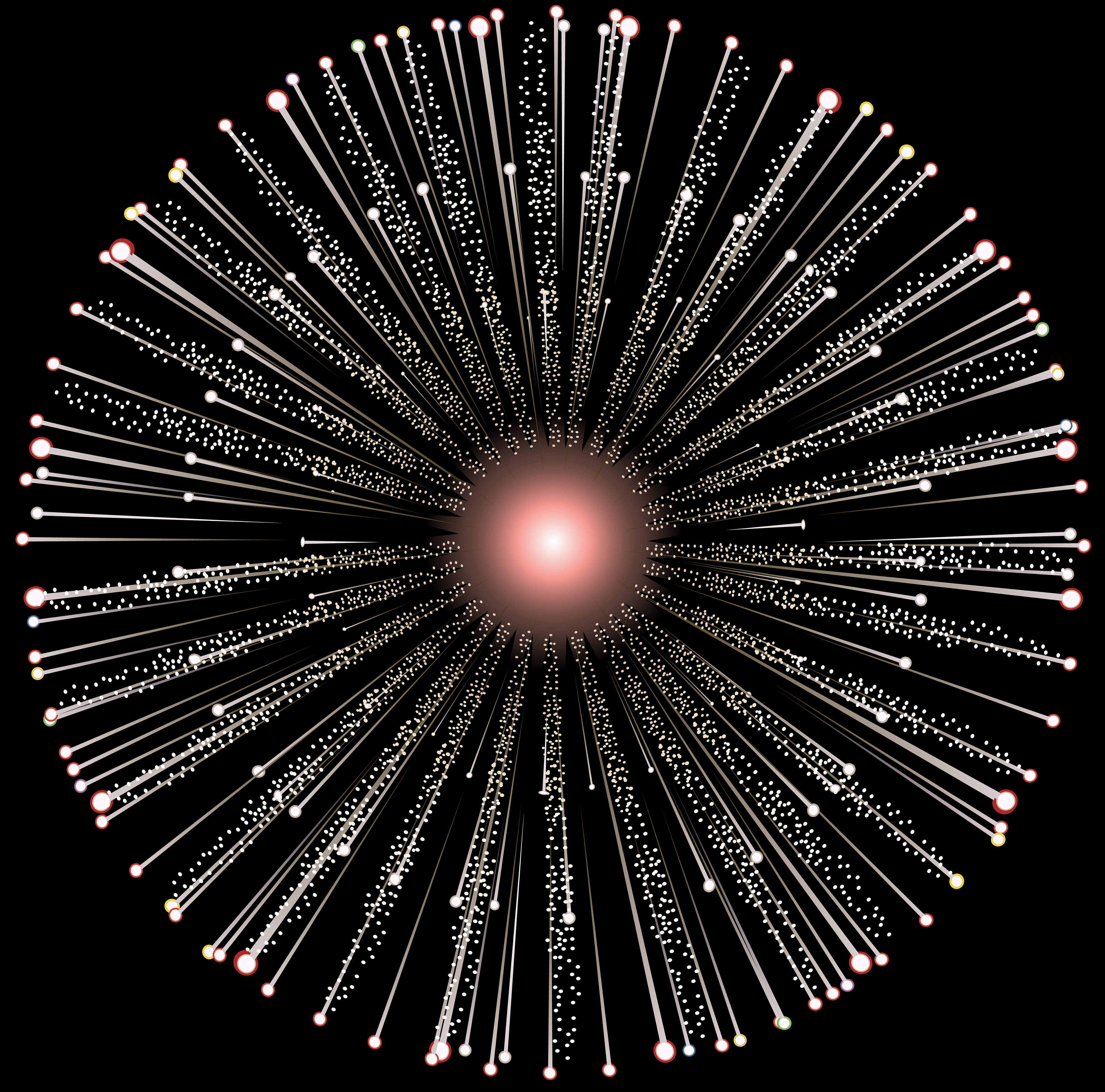 set of holiday fireworks design vector