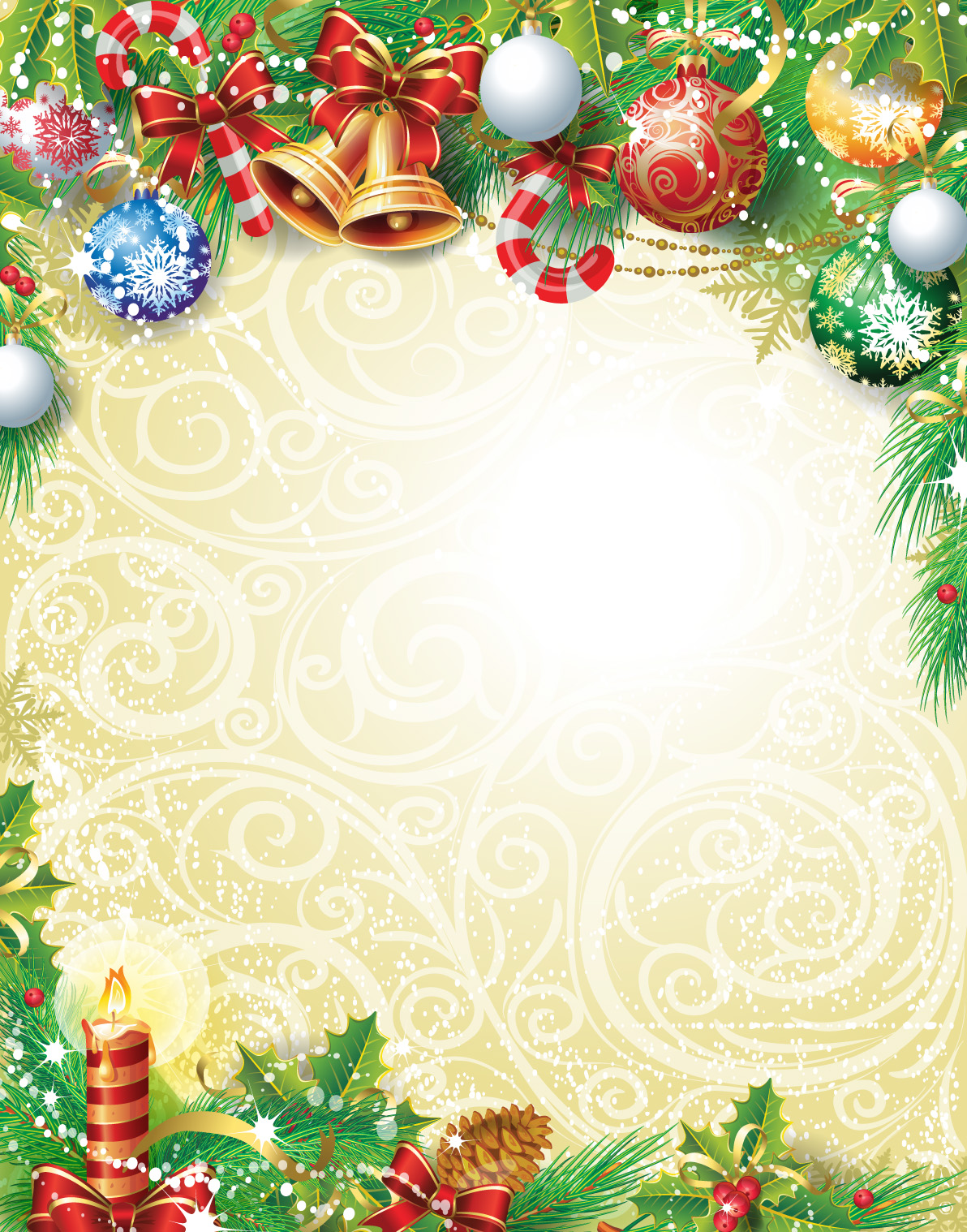 set of vintage christmas and new year13 decor illustration vector