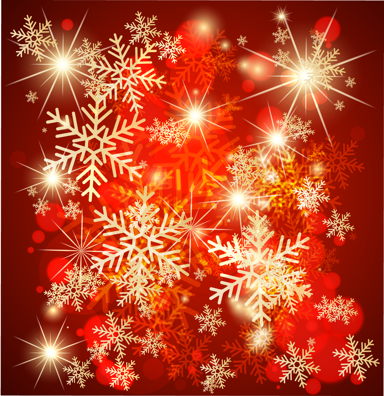 ornate red christmas backgrounds vector