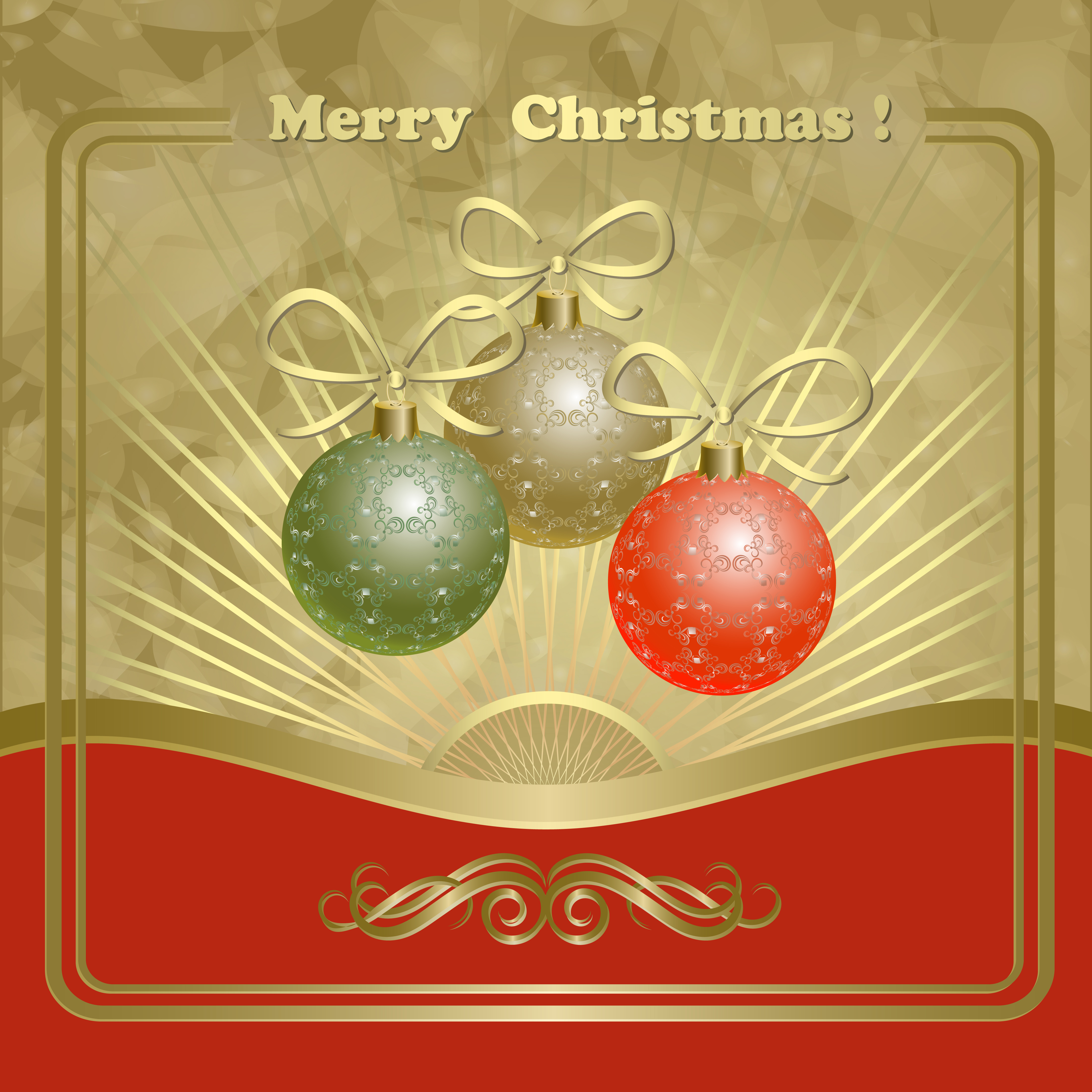 vector set of xmas greeting cards design