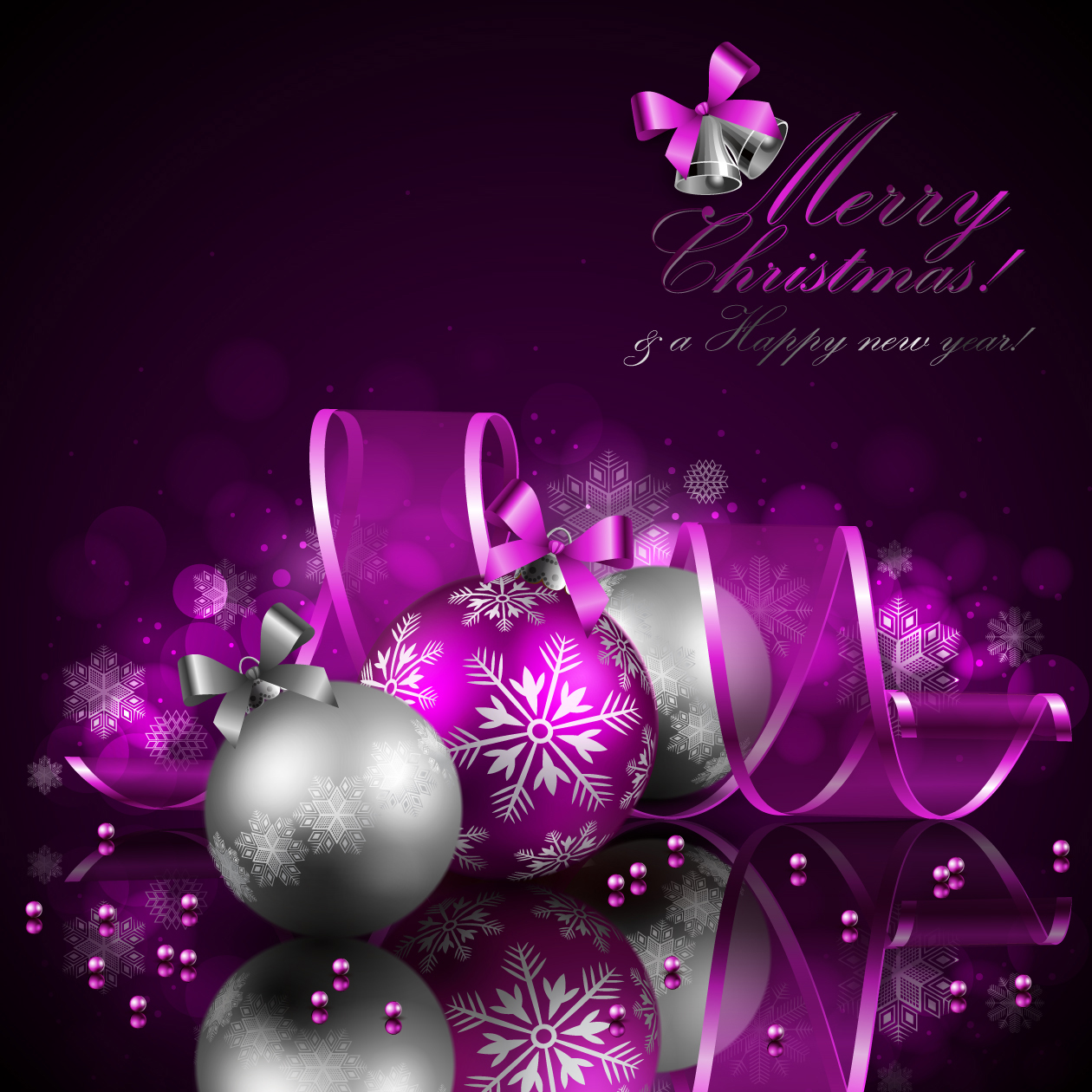 ornate xmas balls decorations design vector set