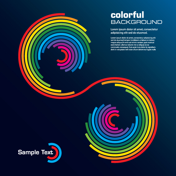 rainbow of business backgrounds vector