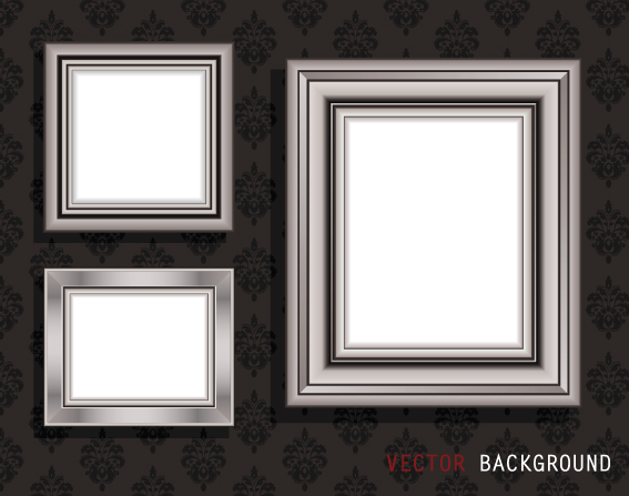 luxurious frame background art vector