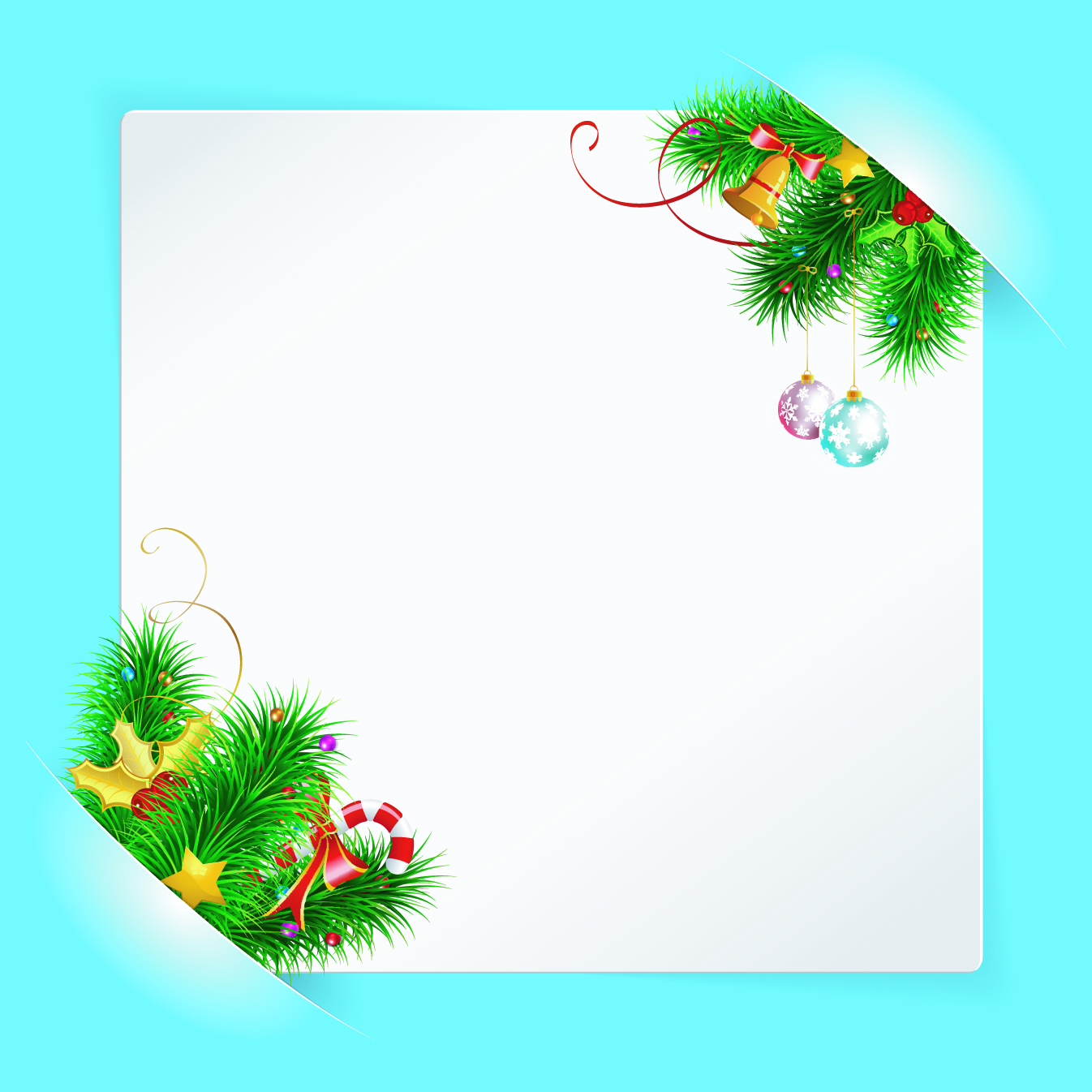 white blank paper design vector