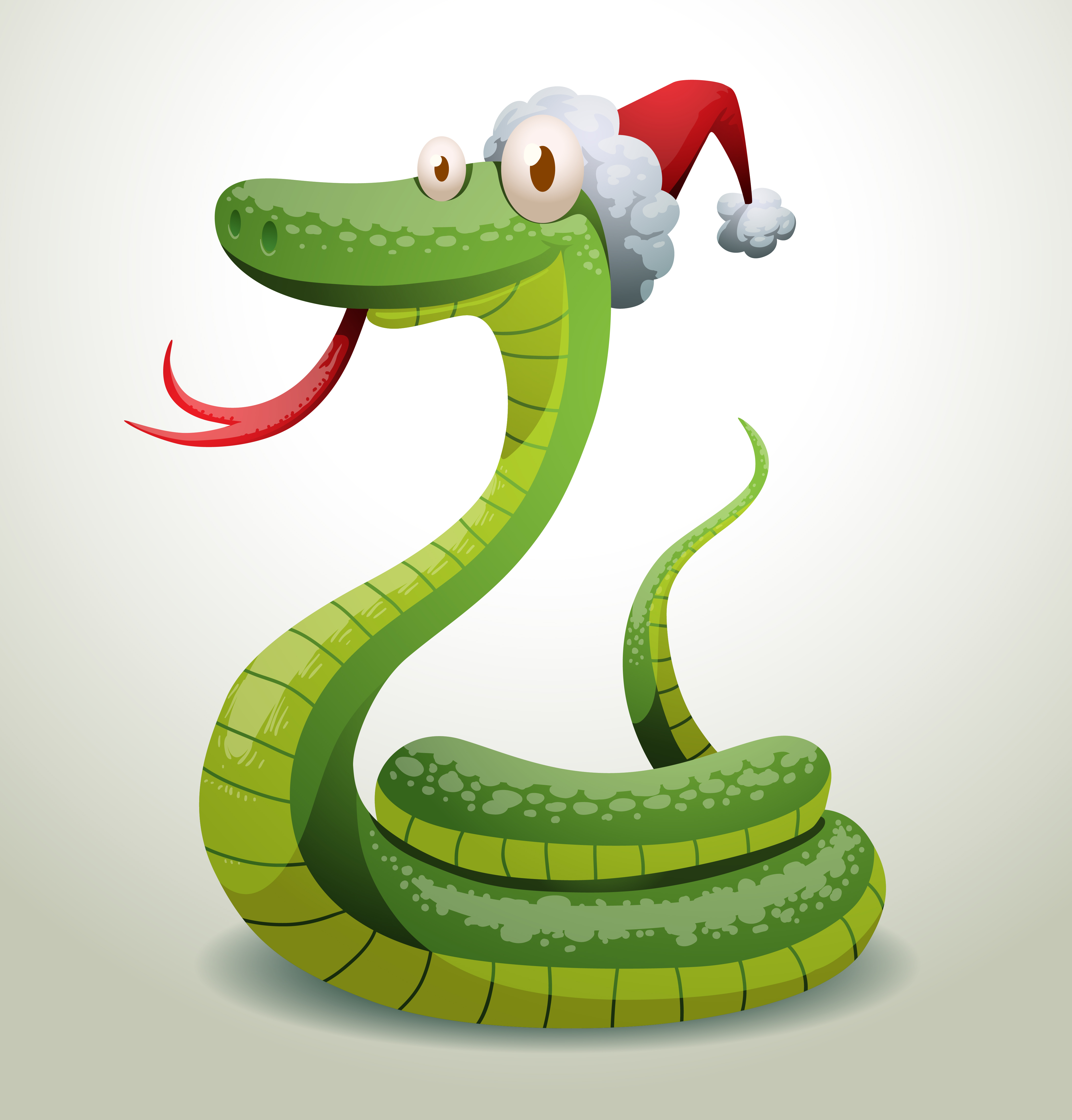 new year snake13 design vector set