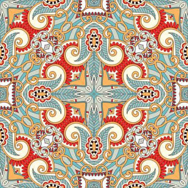 set of decorative pattern design vector