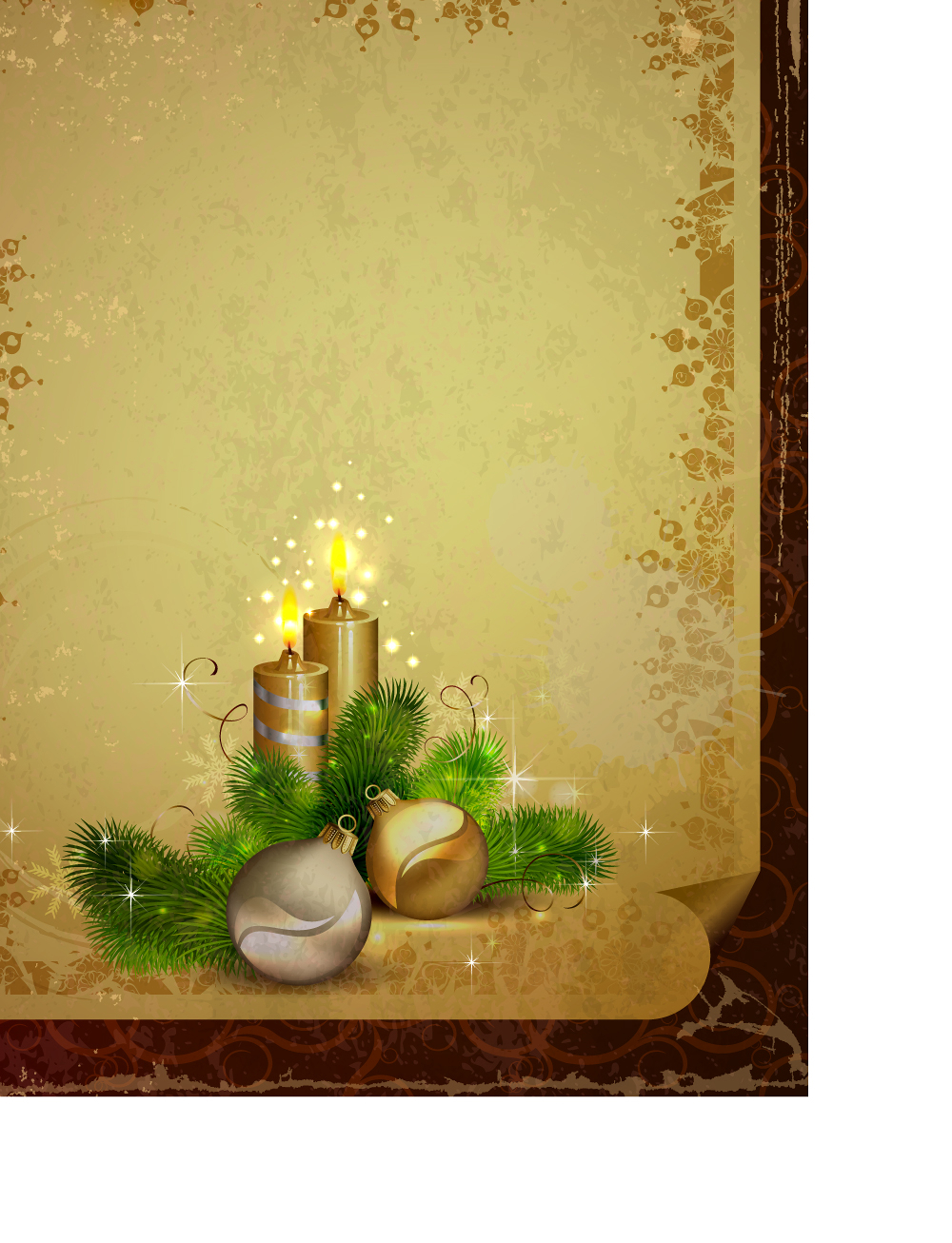 garbage vintage christmas vector backgrounds