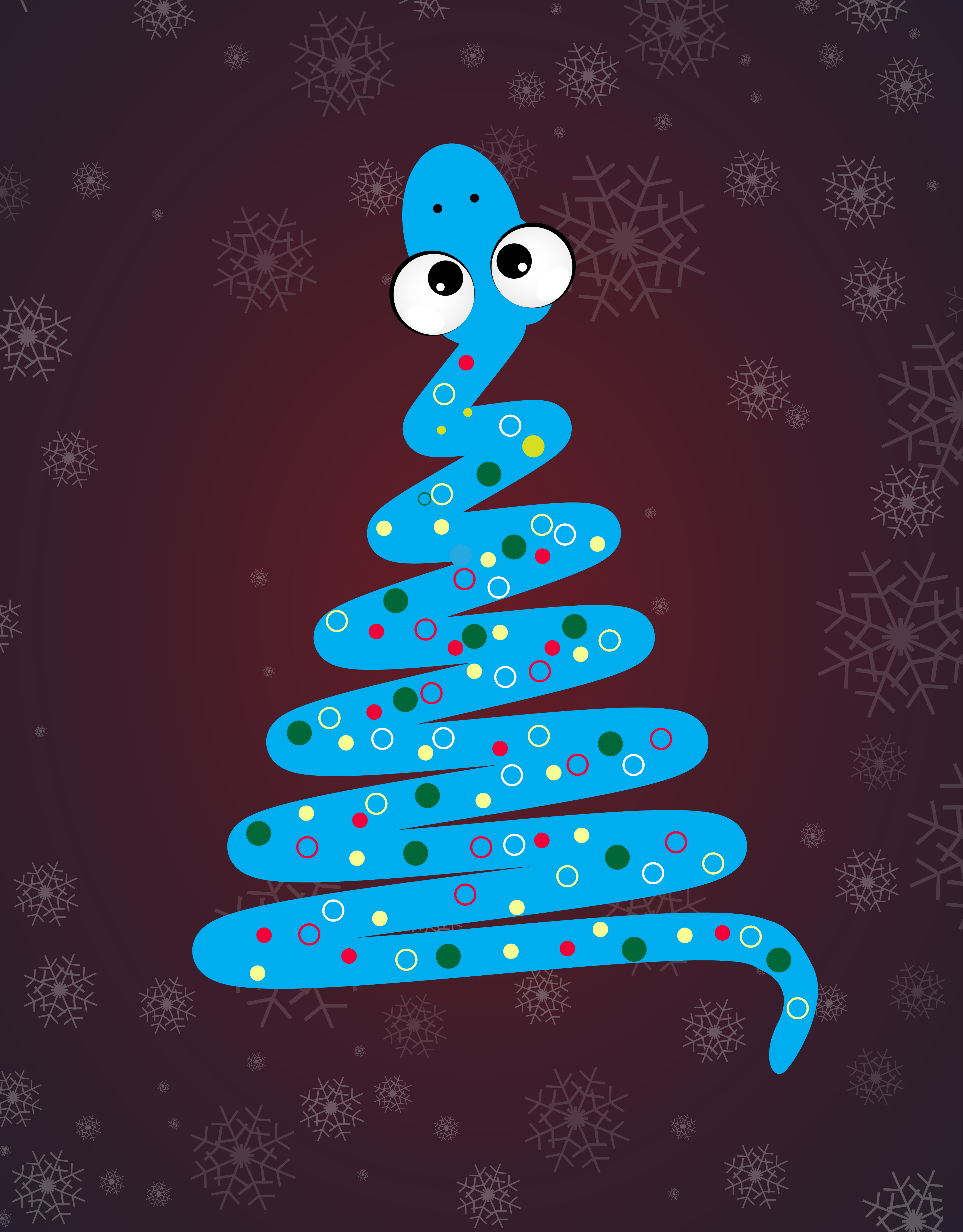 snake13 christmas design vector graphics