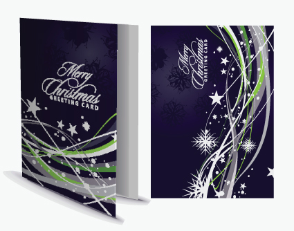 set of13 christmas greeting card vector