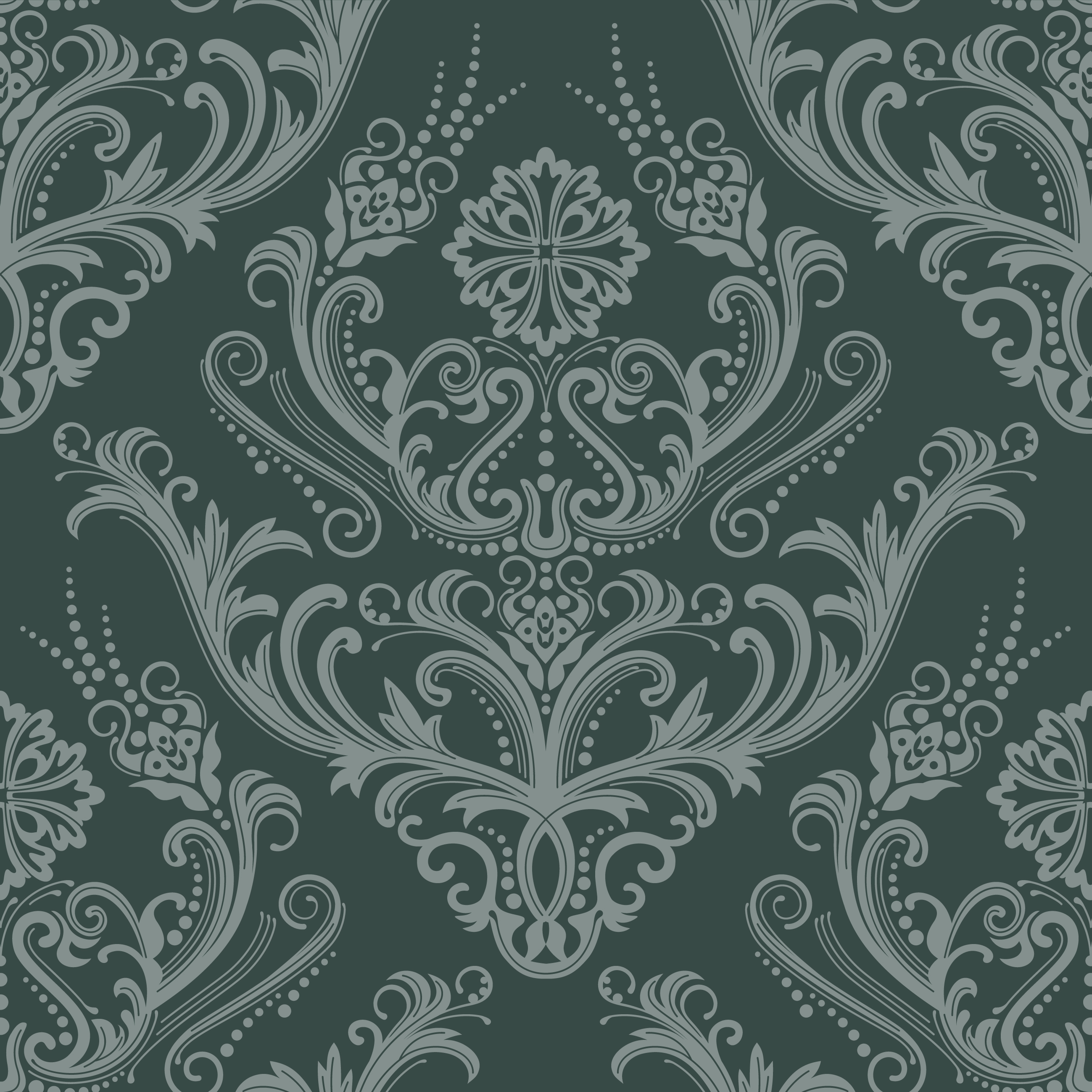 set of seamless ornament pattern design vector