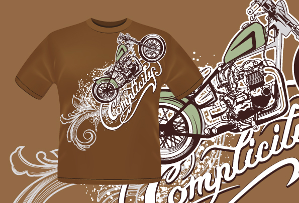 vintage car elements t shirt design vector