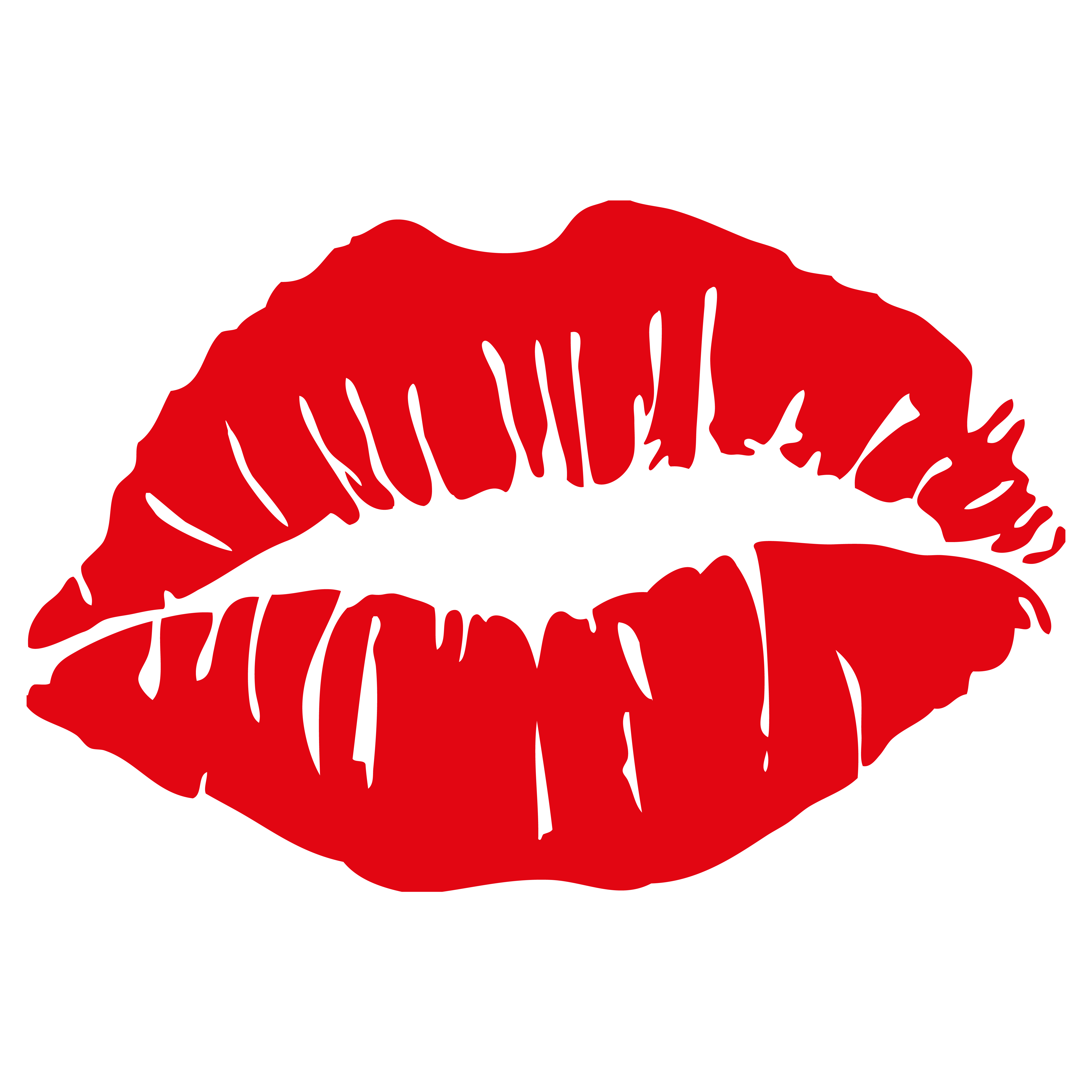 woman lips vector