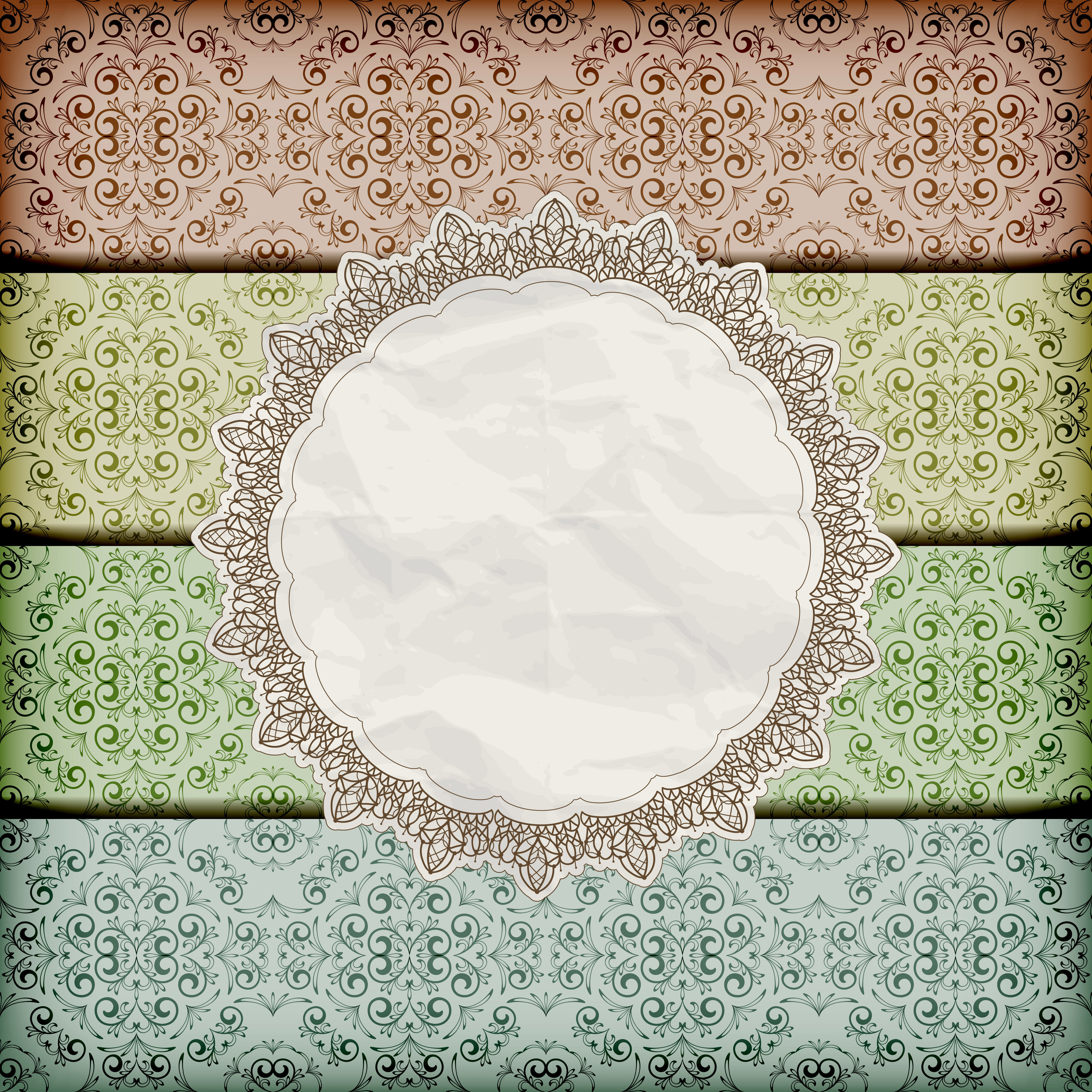 lace with vintage vector backgrounds