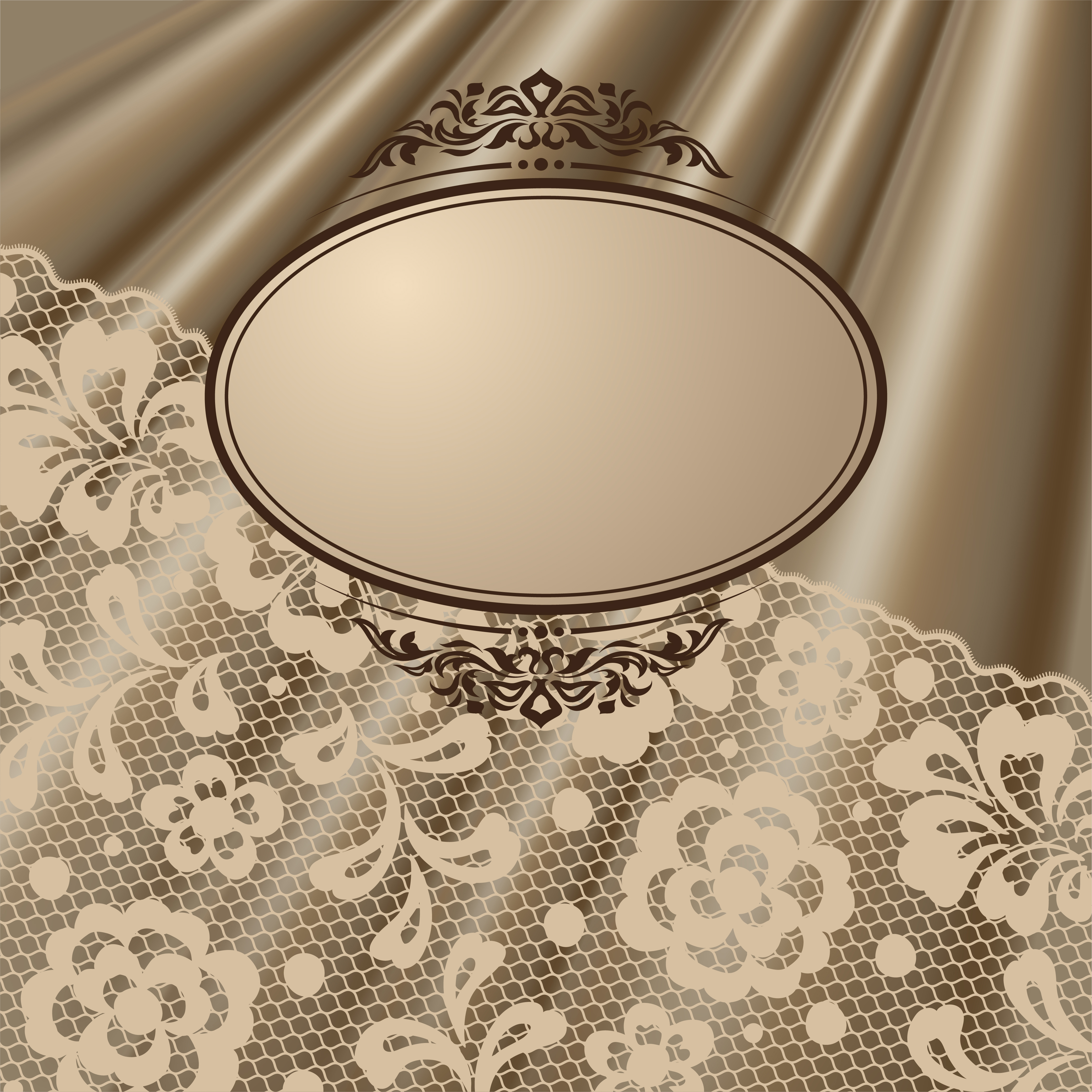 vector old lace background art