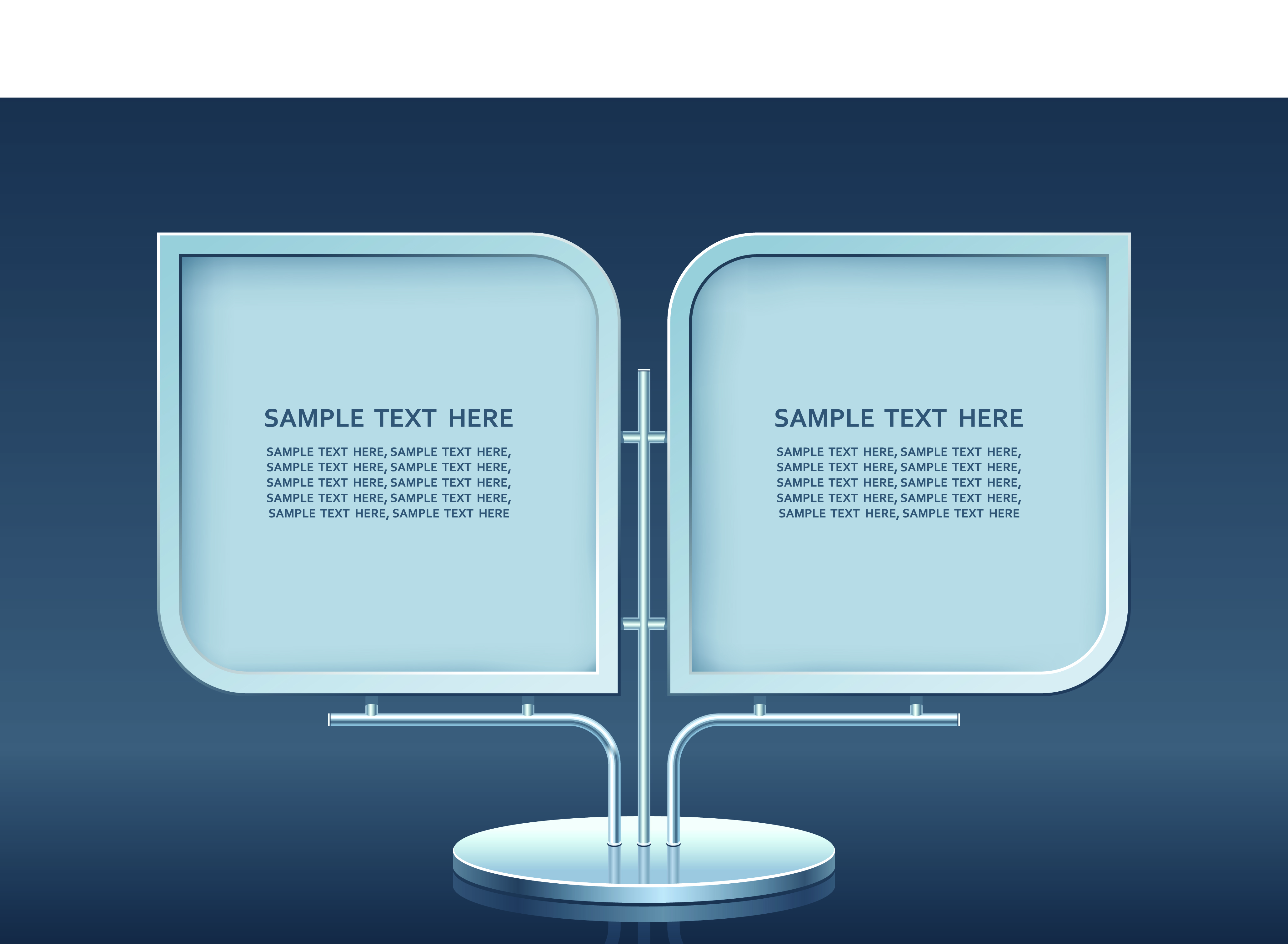 set of modern construction signboard vector