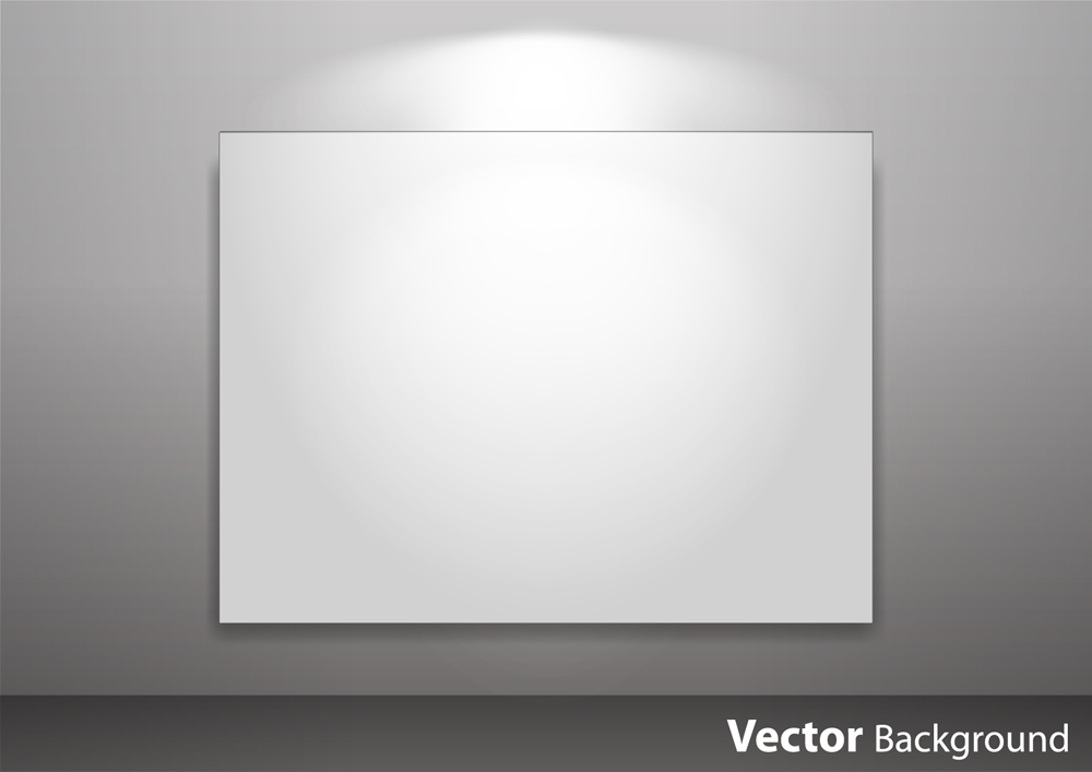 spotlight display wall background vector