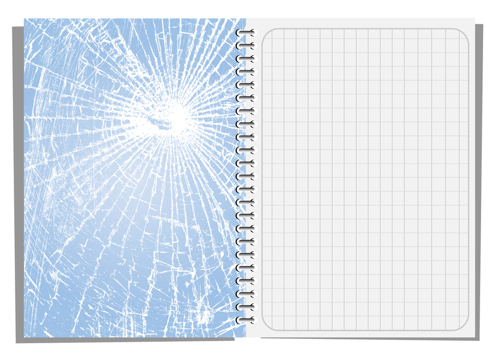 notepad design elements vector