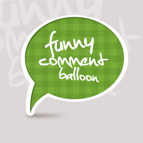 set of funny speech bubbles vector