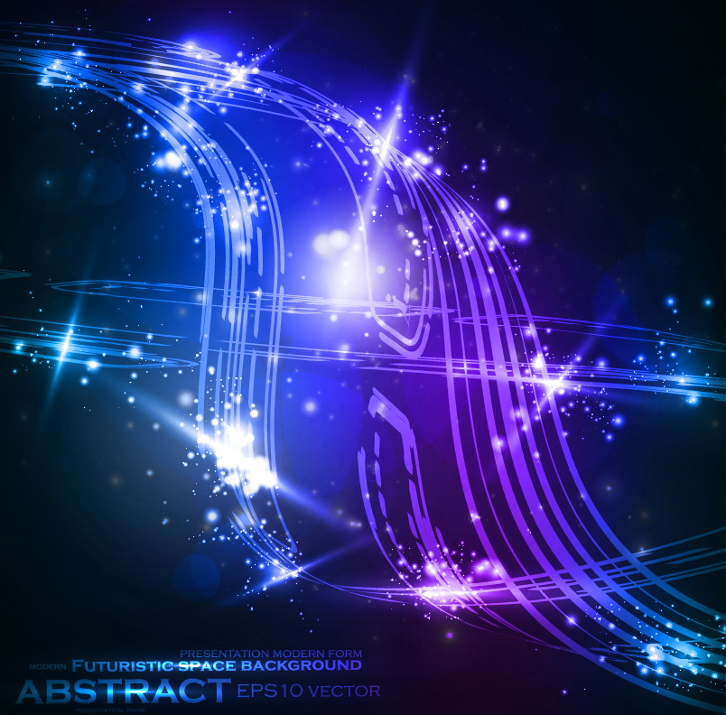 futuristic space abstract background vector