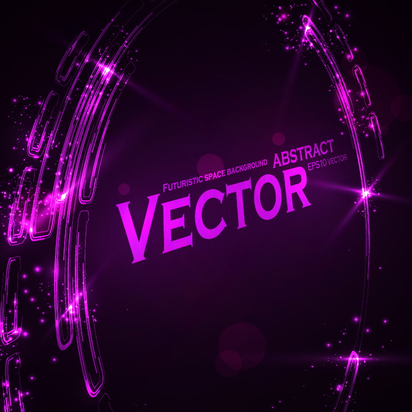 futuristic space abstract background vector